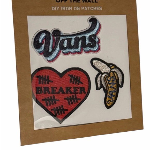 Vans Other - DIY VANS Off The Wall Iron On Patches Rare